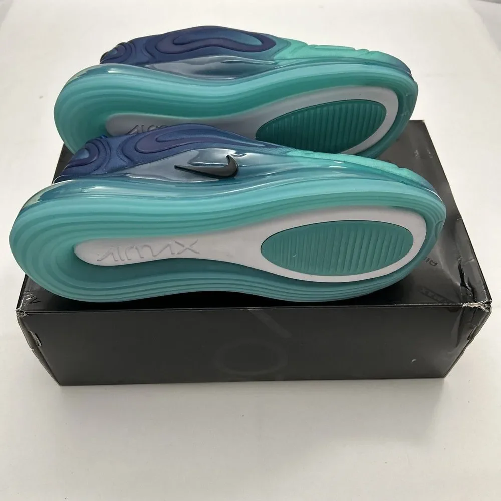 Nike Air Max 720 Youth‎ 6.5 Sea Forest Deep Royal Blue 2951